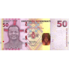 (287) ** PNew (PN46r) Eswatini - 50 Emalangeni Year 2024 (Replacement)
